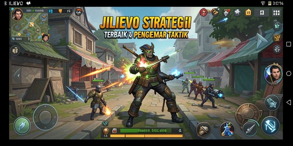 Screenshot gameplay JILIEVO menunjukkan aksi taktis yang mendebarkan.