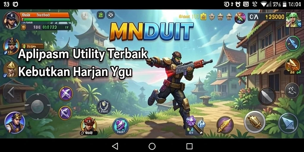 Screenshot utama MNDUIT menampilkan fitur pengelolaan tugas yang efektif.